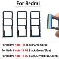 Original Dual Card SIM Card Tray chip Slot drawer Holder Adapter Accessories For Xiaomi Redmi Note 12S 12 4G Pro 5G Plus + Pin. 