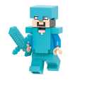 Single Sale Minecraft Building Blocks Game Series Steve Skeleton  Zombie Bricks Educational Figures Toys For Children Collection X0295. 