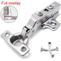 Adjustable Cabinet Door Hinges 26 Cup Soft Self Closing Kitchen Frameless Steel Small Degree Opening Buffer Dampers. 