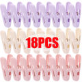 18Pcs Clothes Pegs for Washing Line Strong Grip Washing Pegs Clothespin Clothes Clips Home Windproof Laundry Pegs. 