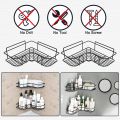 Multipurpose Kitchen Bathroom Corner Shelf Wall Mount Storage Rack Bathroom Rack Soap Holder Storage Box Shower Rack Shelf, Bathroom Racks and Shelves, Bathroom Stands and Racks. 