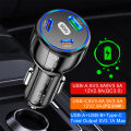 KOKKO Car Charger Fast Charging 90W USB Charger 2 PD USB C 1 USB A Car Charger For Smartphones Tablets Video Game Controllers. 