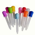 【Miga Plaza】5ML 5ML Pipette Dropper Feeding Medicine Liquid Eye Ear Pipette Silicone Plastic Dropper School Lab Experiment Supplies. 