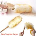 【HOT】 Dust Brush Household Feather Duster Dusting Cleaning Brush Wool Duster Brush Anti-Static Cleaning Furniture Feather Duster 먼지털이. 