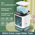 Portable Air Conditioner Portable Fan Dual Ultrasonic Atomization Speed Mute Air Cooler. 