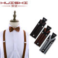 Suspenders Bowtie Sets Mens Women Boys Party Wedding Y-Back Shirt Braces Butterfly Belt Bow Tie Suit Accessories Gift. 