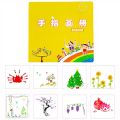 16cm Funny 6 Colors Ink Pad Stamp DIY Finger Painting Craft Cardmaking For Kids Montessori Drawing 0-12 Months Baby Toys. 