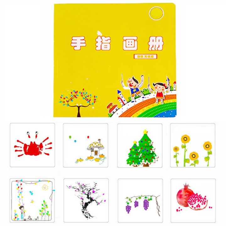 16cm%20Funny%206%20Colors%20Ink%20Pad%20Stamp%20DIY%20Finger%20Painting%20Craft%20Cardmaking%20For%20Kids%20Montessori%20Drawing%200-12%20Months%20Baby%20Toys%20-%20Image%203