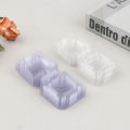 10Pcs CPU Box CPU Plastic Protective Case CPU Clamshell Tray Case Container Cologo. 