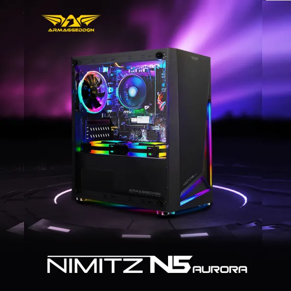 Armaggeddon Nimitz N5 Aurora - Micro ATX Gaming Casing