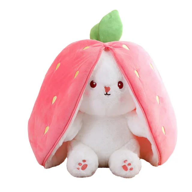 18cm%20Cosplay%20Strawberry%20Carrot%20Rabbit%20Plush%20Toy%20Stuffed%20Creative%20Bag%20into%20Fruit%20Transform%20Baby%20Cuddly%20Bunny%20Plushie%20Doll%20For%20Kid%20-%20Image%207