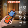 Air Quality Monitor Indoor 5-In-1 Air Quality Tester, Air Quality Meter Test Kit for House CO2, Humidity. 