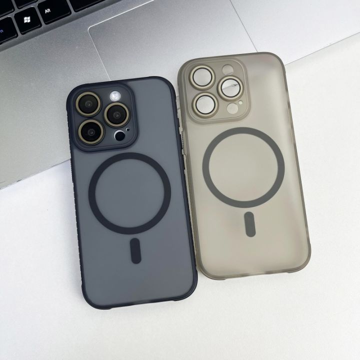 HODON%20Luxury%20Ultra%20Thin%20Matte%20Transparent%20for%20Magsafe%20Magnetic%20Phone%20Case%20for%20iPhone%2017%2016%2015%2014%2013%2012%2011%20Pro%20Max%2015%2016%20Plus%20Cases%20Wireless%20Charge%20Shockproof%20Lens%20Full%20Protection%20Cover%20-%20Image%202