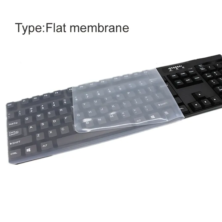 Keyboard%20Silicone%20Protector%20Film%20Skin%20Cover%20Desktop%20PC%20Transparent%20Silica%20Gel%20Bump%20Concave%20and%20convex%20Flat%20Membrane%20-%20Image%205