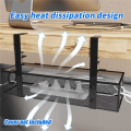 1 Pcs Under Desk Cable Management Box Tray Under Table Cord Management Organizer Cable Tray. 