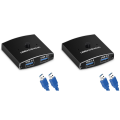 2X USB 3.0 Switch Selector KVM Switch 5Gbps 2 in 1 Out USB Switch Two-Way Sharer for Printer Keyboard Mouse Sharing. 