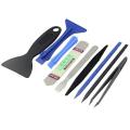 Professional Safe Opening Pry Tool Repair Kit with Non-Abrasive Anti-Static Tweezers, Plastic Pry bar, Etc (Pry Opening Kit Set1). 