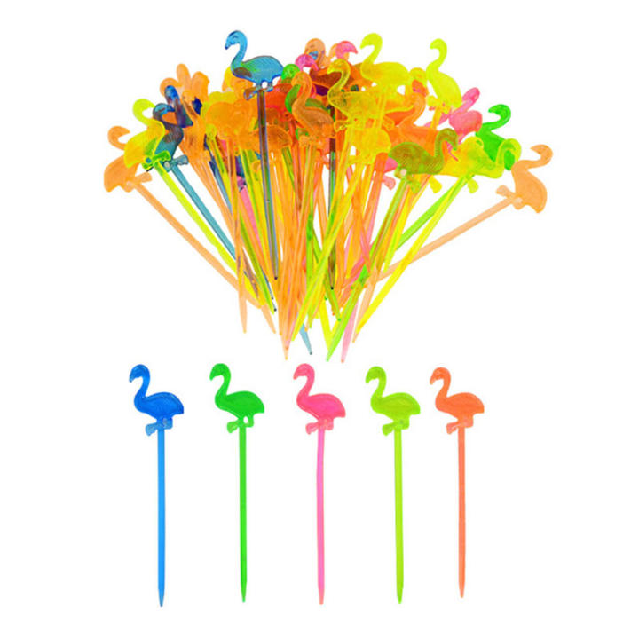 50Pcs%20Party%20Supplies%20Flamingo%20Fruit%20Fork%20Mini%20Pick%20Buffet%20Cupcake%20Fruit%20Fork%20Cake%20Dessert%20Salad%20Sticks%20Cocktail%20Toothpick%20-%20Image%209