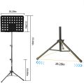 Music Stand 2 in 1 Dual-Use Desktop Book Stand - Musical Instrument Music Sheet Stand for Singing Book Notes Holder Notation Stand, Adjustable Book/music Sheet Stand - 1.5 Inch Platform Tray, Heavy Duty Orchestral Music Stand Holder Height Adjustable. 