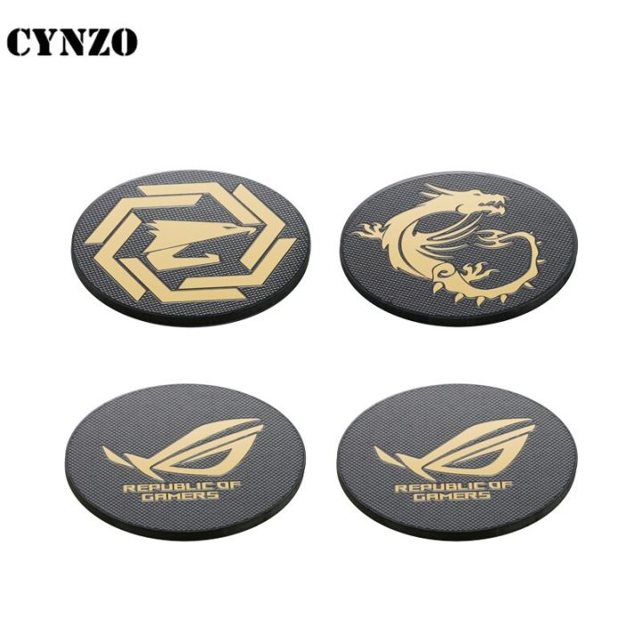 Computer%2012CM%20Case%20Fan%20Stickers%20for%20AORUS/ROG/MSI%20Gold-plated%20Chassis%20Decorative%20Stickers%20DIY%20PC%20Accessories%203pcs%20-%20Image%202