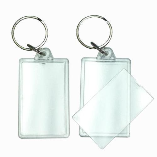 Square shape | transparent empty 12 key tags package