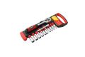 12-Piece 1/4" Ratchet Socket Wrench Set, Drive Socket Set of 10 4-13mm Socket Quick Release Ratchet Handles and Extensions. 