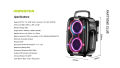 HOPESTAR PARTYONE CLUB 650W High Power PartyboX Bluetooth Speaker with Dual Microphones. 