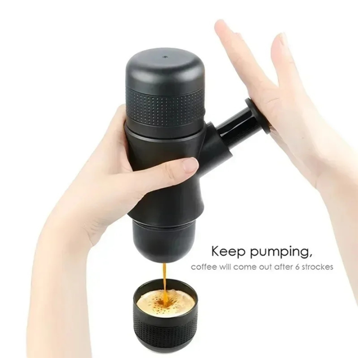 Handheld Espresso Coffee Machine Portable Mini Hand Pressure Model for ...