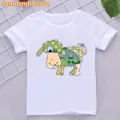 New Rainbow Llamacorn Animal Print Tshirts Girls/Boys Kids Clothes Cute Star T Shirt Summer Short Sleeve White Children T-Shirt. 