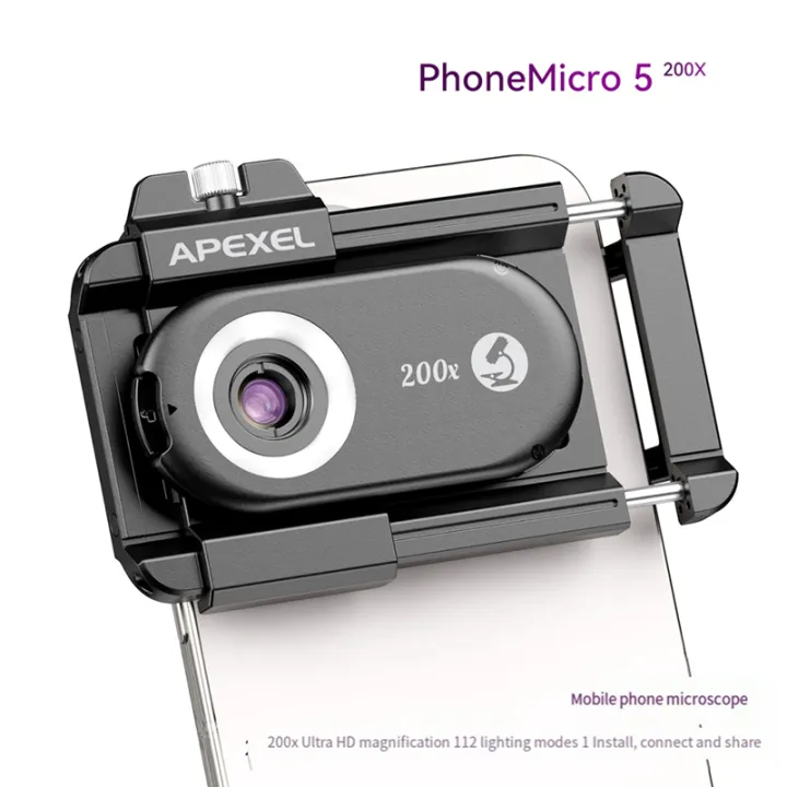 Phone%20Microscope%20Lens,%20with%20LED%20UV%20Light/CPL/Clip%20200X%20-%20Image%203
