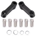 CNC Universal Aluminum 10Mm Motorcycle Mirror Mount Riser Extenders Spacers Extension Adapter Adaptor M10 Accessories. 
