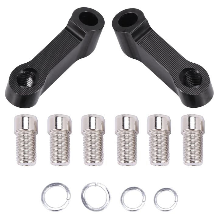 CNC Universal Aluminum 10Mm Motorcycle Mirror Mount Riser Extenders Spacers Extension Adapter Adaptor M10 Accessories