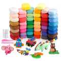 Non-Toxic Super Light Air Dry Clay With Tools Set (12 Colours). 