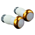 1 Pair Safety Cycling Bike Turn Signal Handle Bar End Plug LED Red Light Lamp Ma ANLAN. 