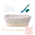ShopSphere Handmade Rattan Bread Banneton Basket Set With Liner Bread Proofing Baskets /oval Sourdough Proving Basket Bakery Cafe. 