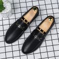 Tods Men's Spring New Fashionable Men's Shoes Casual Leather Shoes Korean Style All-Matching Lazybones' Shoes Slip-on Men's Fashion Shoes. 