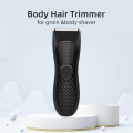 1Set Men'S Electric Trimmer Groin Hair Trimmer Pubic Hair Removal Intimate Areas Body Clipper Black Epilator Rechargeable Shaver. 