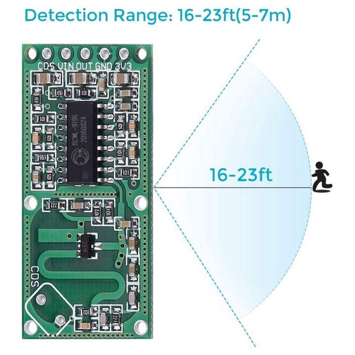 CGearuppt%205%20PCS%20Microwave%20Motion%20Detector%20Sensor%20RCWL-0516%20Module%20Board%20Switch%20for%20-%20Image%206