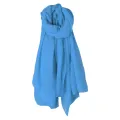652F Women Solid Color Scarfs Large Long Lightweight Headscarf Linen Sheer Shawl Wrap. 