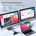 ORICO USB Hub Docking station Type C 3.0 HUB to HDMI-compatible RJ45 SD Reader PD Charger Power Adapter For Laptop MacBook Pro Dock Station Splitter. 