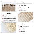 ã€HUTã€‘ 24 Inch Synthetic Dreadlock Extensions 5 Strands Hippie Dreads Ombre Color 0.6 Cm Width Loc Extensions Reggae Style Crochet Hair. 