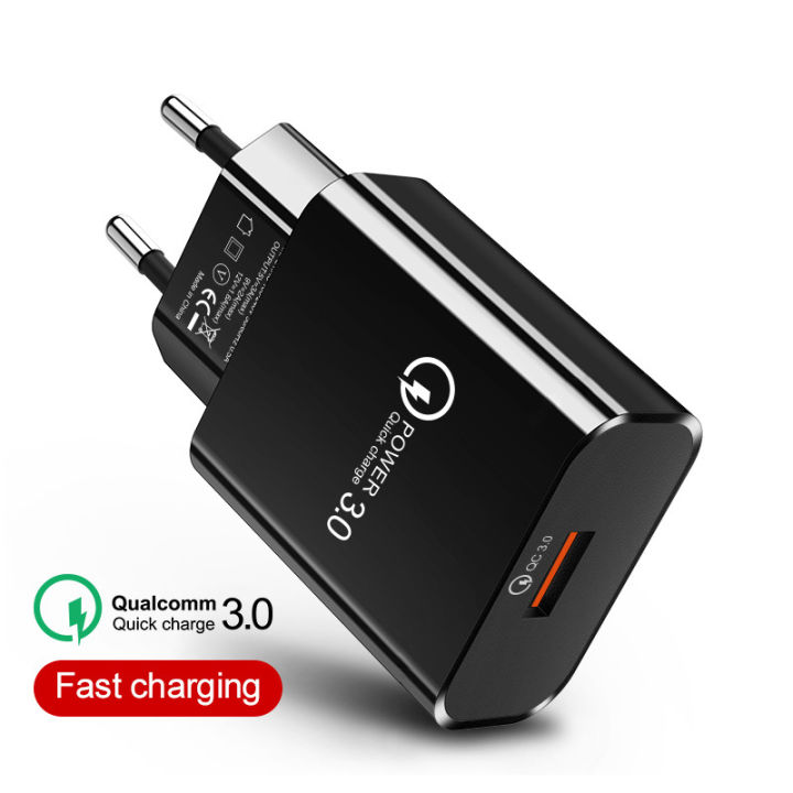 18W Quick Charge USB Charger EU/US Wall Mobile Phone