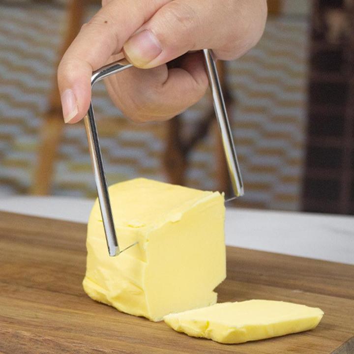 Cheese Slicers for Block Cheese Stainless Steel Butter Slicer Cutter ...