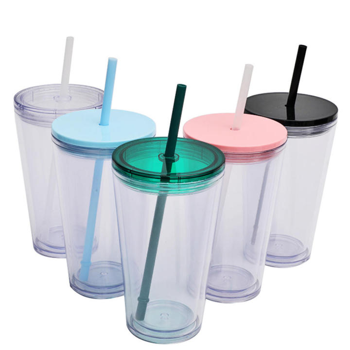 16oz%20Double%20Layer%20Plastic%20Straw%20Cup%20Borderless%20Creative%20Portable%20Carrying%20Cup%20-%20Image%203