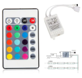 LED Strip lights DC 12V 24 Keys IR Remote RGB Controller. 