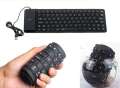 Flexible Mini Foldable Wired Usb Computer Keyboards Portable Waterproof Silicone Soft Slim Folding Gaming Keypad For Laptop. 