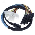 SAS 36P SFF-8087 To 4*SFF-8482 SAS29 Cable. 