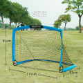 bellylady Children Portable Folding Soccer Net Football Gate Outdoor Sports Toys For Backyard Park Soccer Fields. 