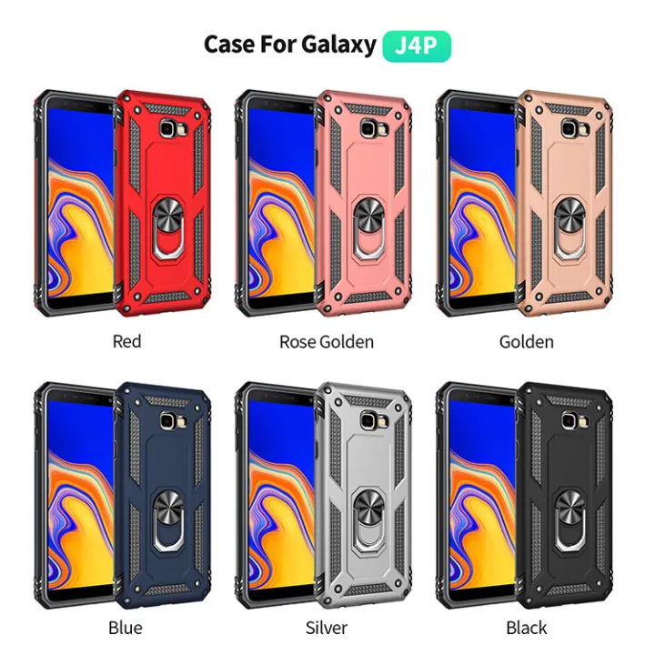 Lereach%20For%20Samsung%20Galaxy%20J4%20plus%20/J4%20Prime%20/J415%20/%20J4%20Core%20Mobile%20Phone%20Case%20TUP+PC%20Hard%20Ring%20Car%20Ring%20Bracket%20Shockproof%20Back%20Cover%20-%20Image%203