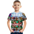 Robloxing Game kid T shirt Boys Game Sports T-shirt Child Cartoon Short sleeve top 3D Printing Casual Street Harajuku Clothes. 